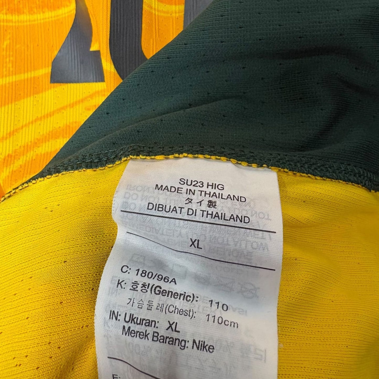Original Australia 2023 Home - Kerr #20 Size XL (Player Issue)