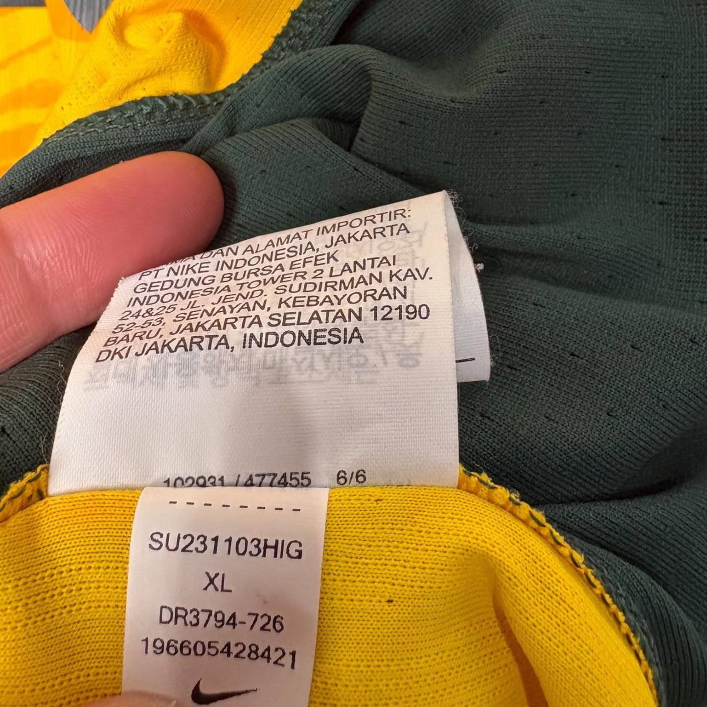 Original Australia 2023 Home - Kerr #20 Size XL (Player Issue)