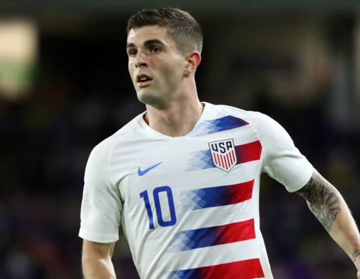 Authentic USA 2018 Home - Pulisic #10 Size M