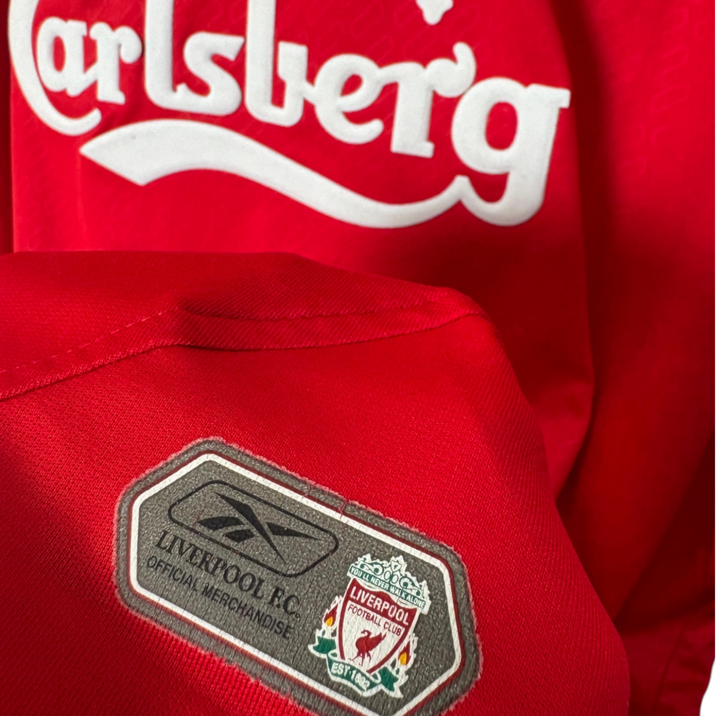 Original Liverpool 2004/06 Home - Morientes #19 Size XL