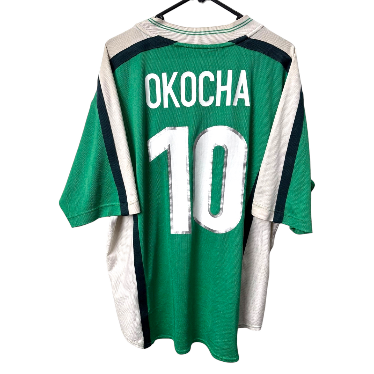 Original Nigeria 1998 Home - Okocha #10 Size L