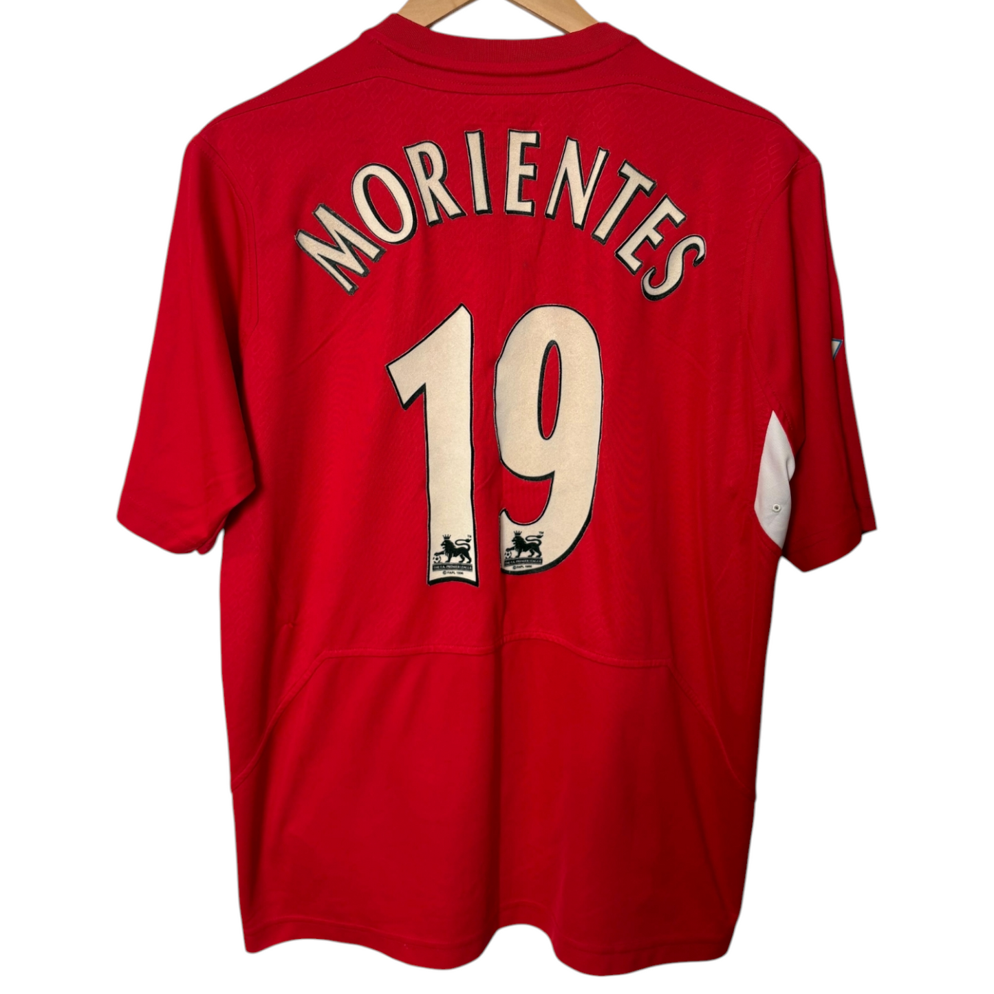 Original Liverpool 2004/06 Home - Morientes #19 Size XL