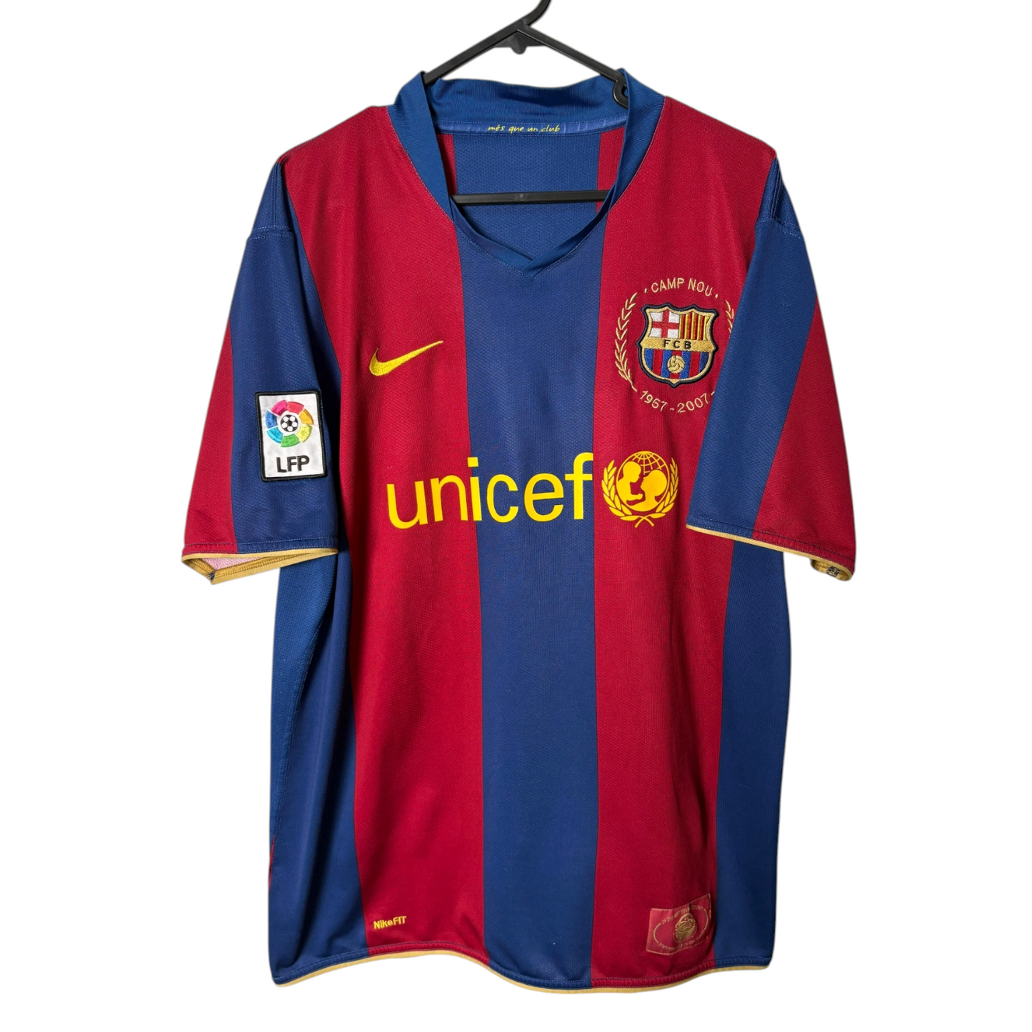 Original Barcelona 2007/08 Home - Henry #14 Size L