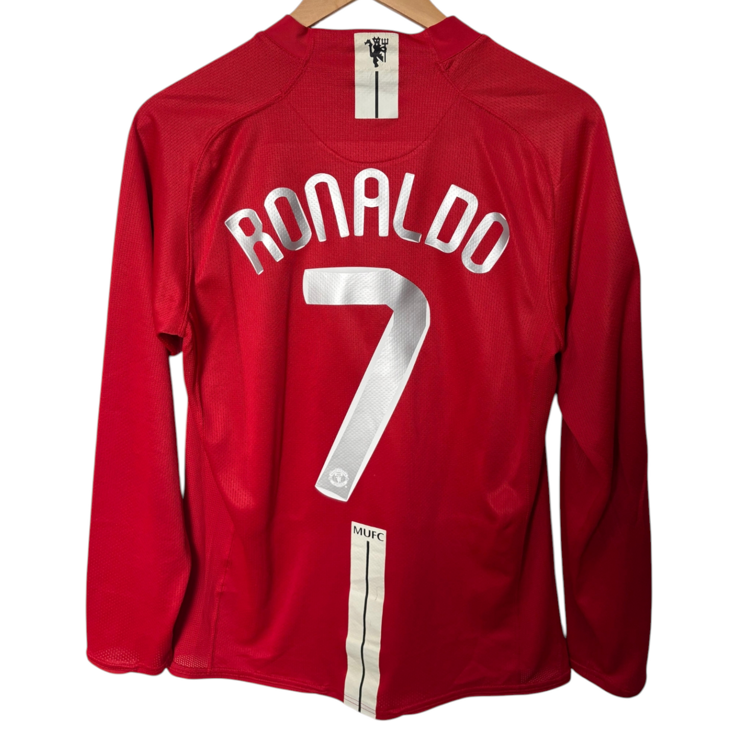 Original Manchester United 2007/08 Home - Ronaldo #7 Size S (Long Sleeve)