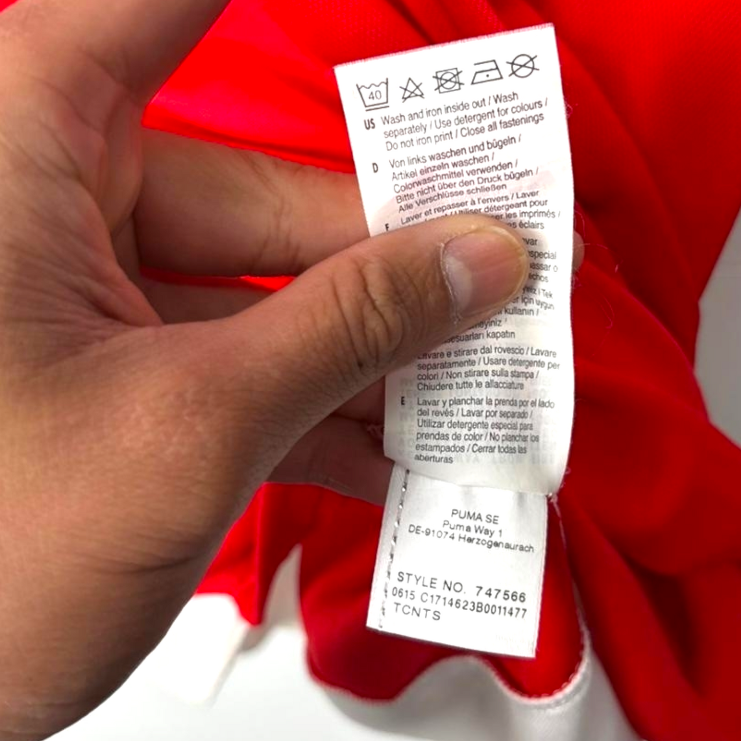 Original Arsenal 2015/16 Home - Arteta #8 Size XL