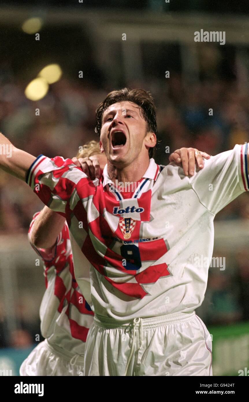 Original Croatia 1998 Home - Suker #9 Size XXL (Basic Version)