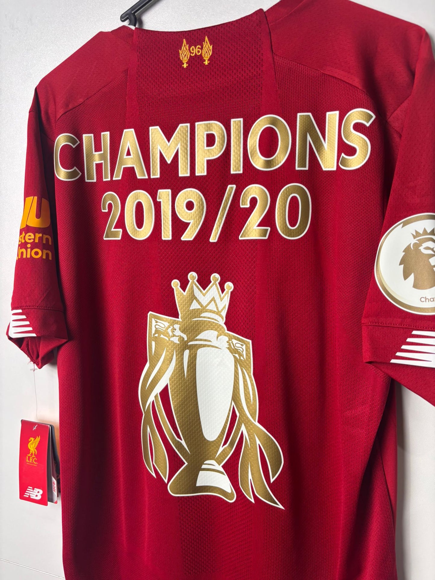 Original Liverpool 2019/20 'Champions' - Size S (Bnwt)