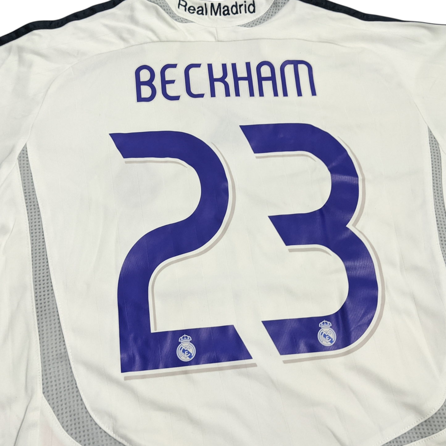Original Real Madrid 2006/07 Home - Beckham #23 Size M Boys