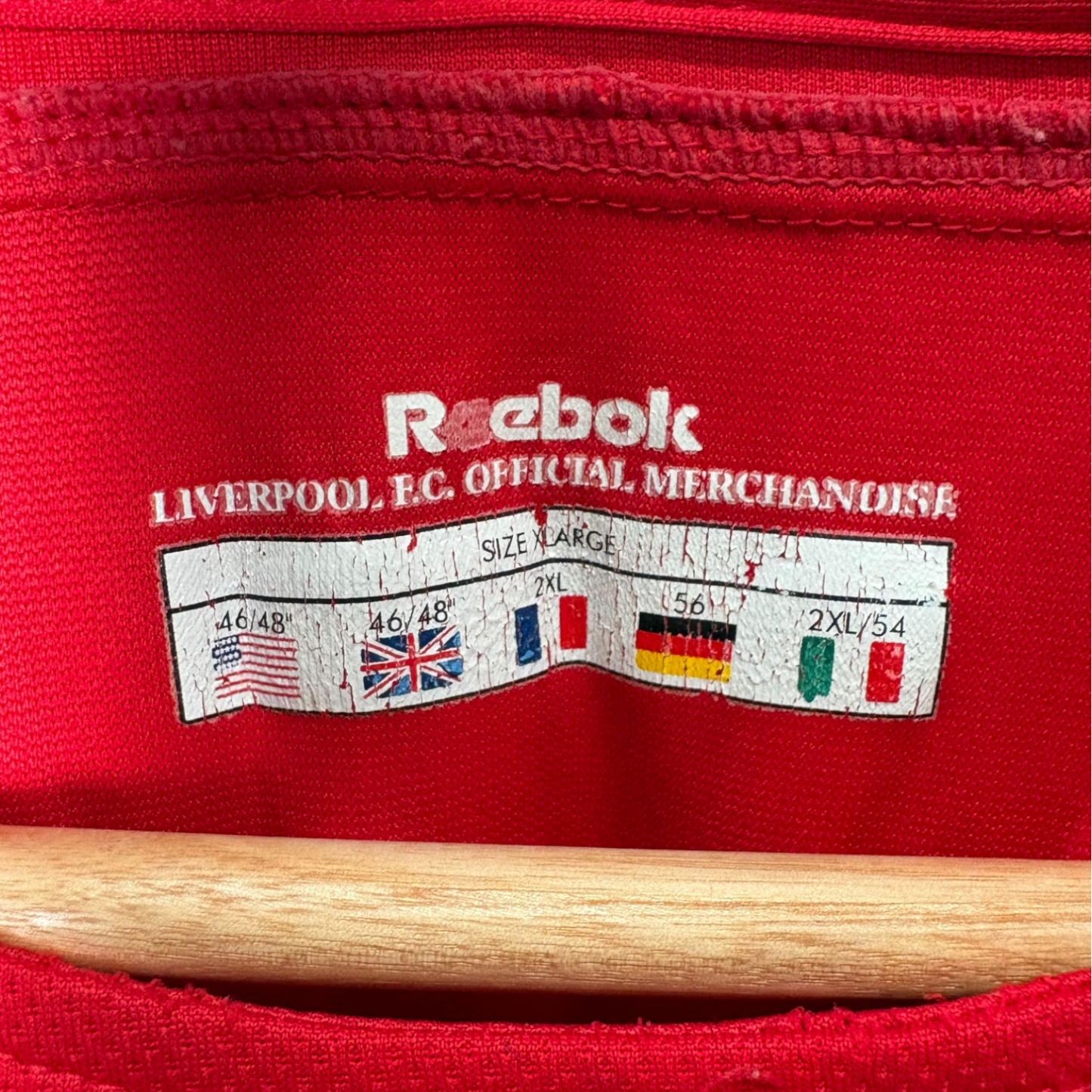 Original Liverpool 2004/06 Home - Morientes #19 Size XL
