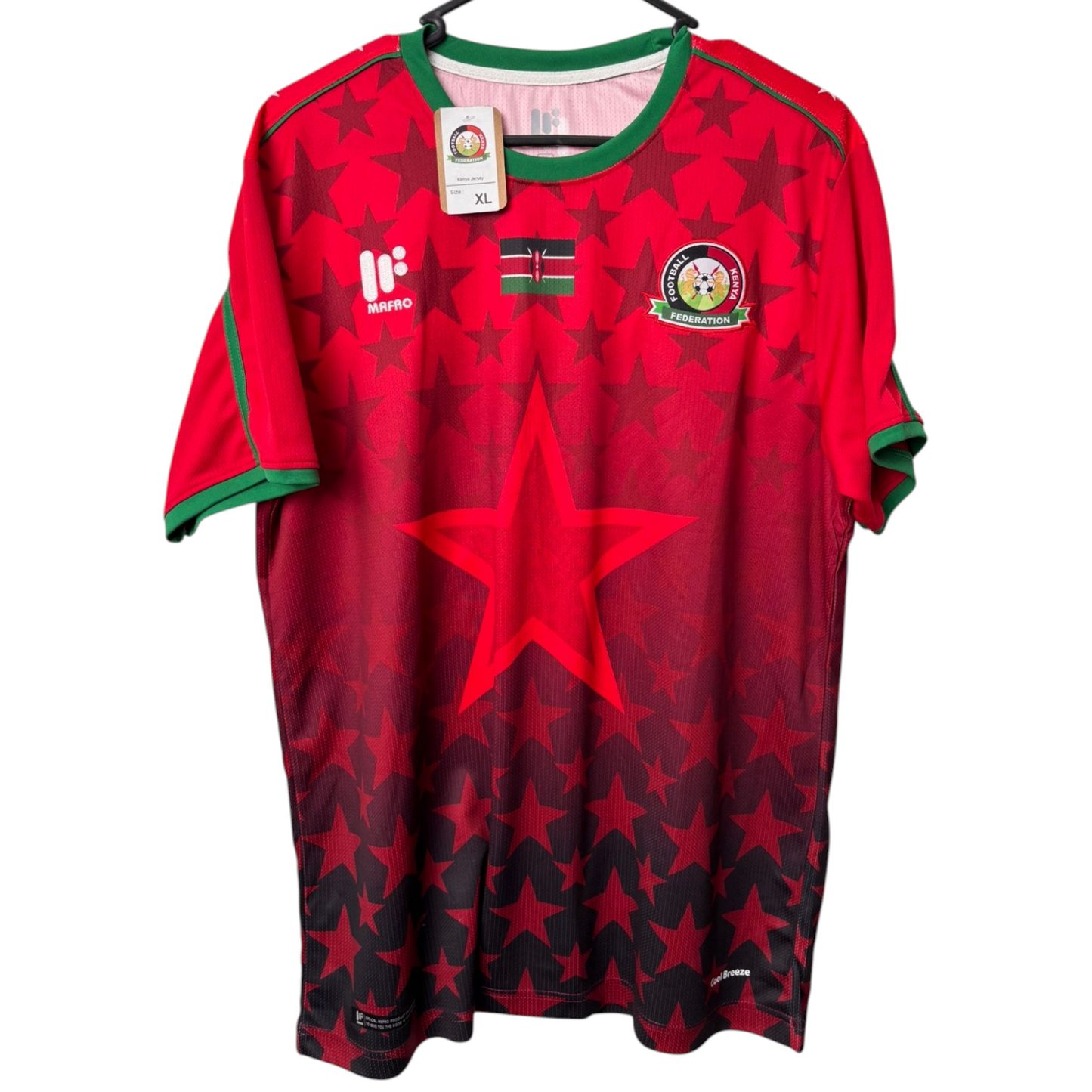 Original Kenya 2017/18 Away - Namokoyi #5 Size XL fit L (Bnwt)