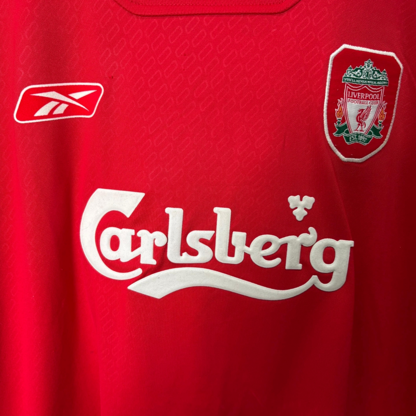 Original Liverpool 2004/06 Home - Morientes #19 Size XL