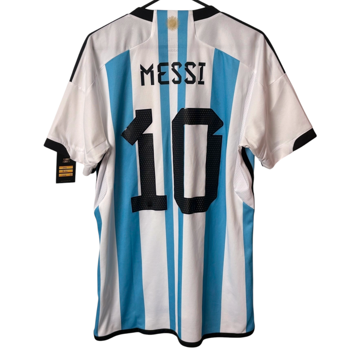Original Argentina 2022 Home - Messi #10 Size L (3 stars)