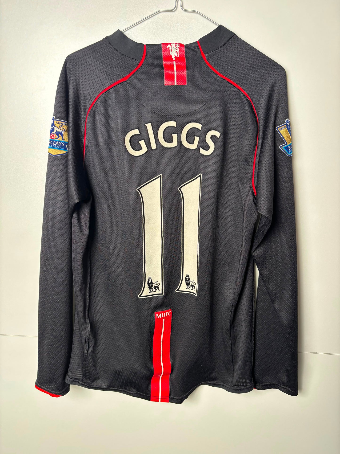 Original Manchester United 2007/08 Away - Giggs #11 Size M (Long Sleeve)