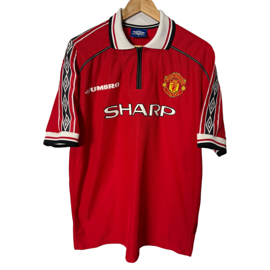Original Manchester United 1998/99 Home - Beckham #7 Size XL