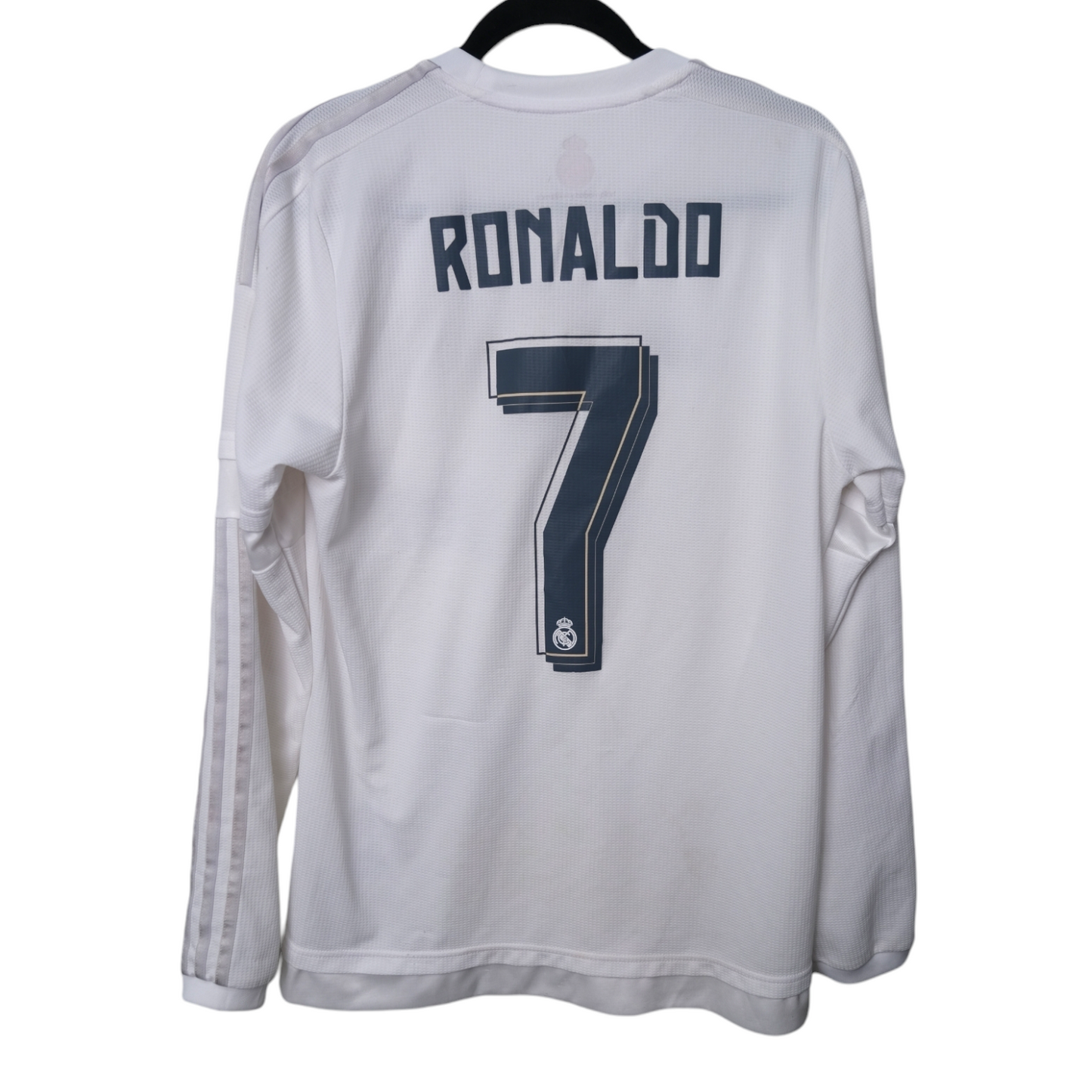 Original Real Madrid 2015/16 Home - Ronaldo #7 Size M (Long sleeve)