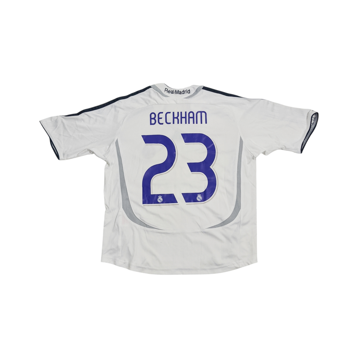 Original Real Madrid 2006/07 Home - Beckham #23 Size M Boys