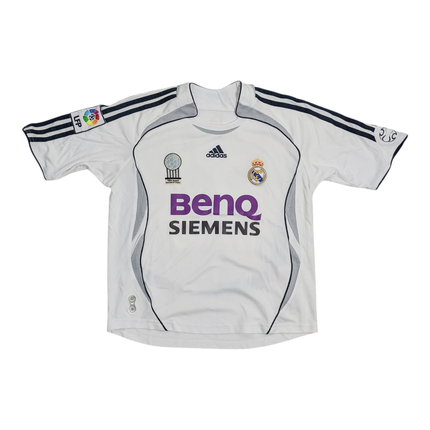 Original Real Madrid 2006/07 Home - Beckham #23 Size M Boys