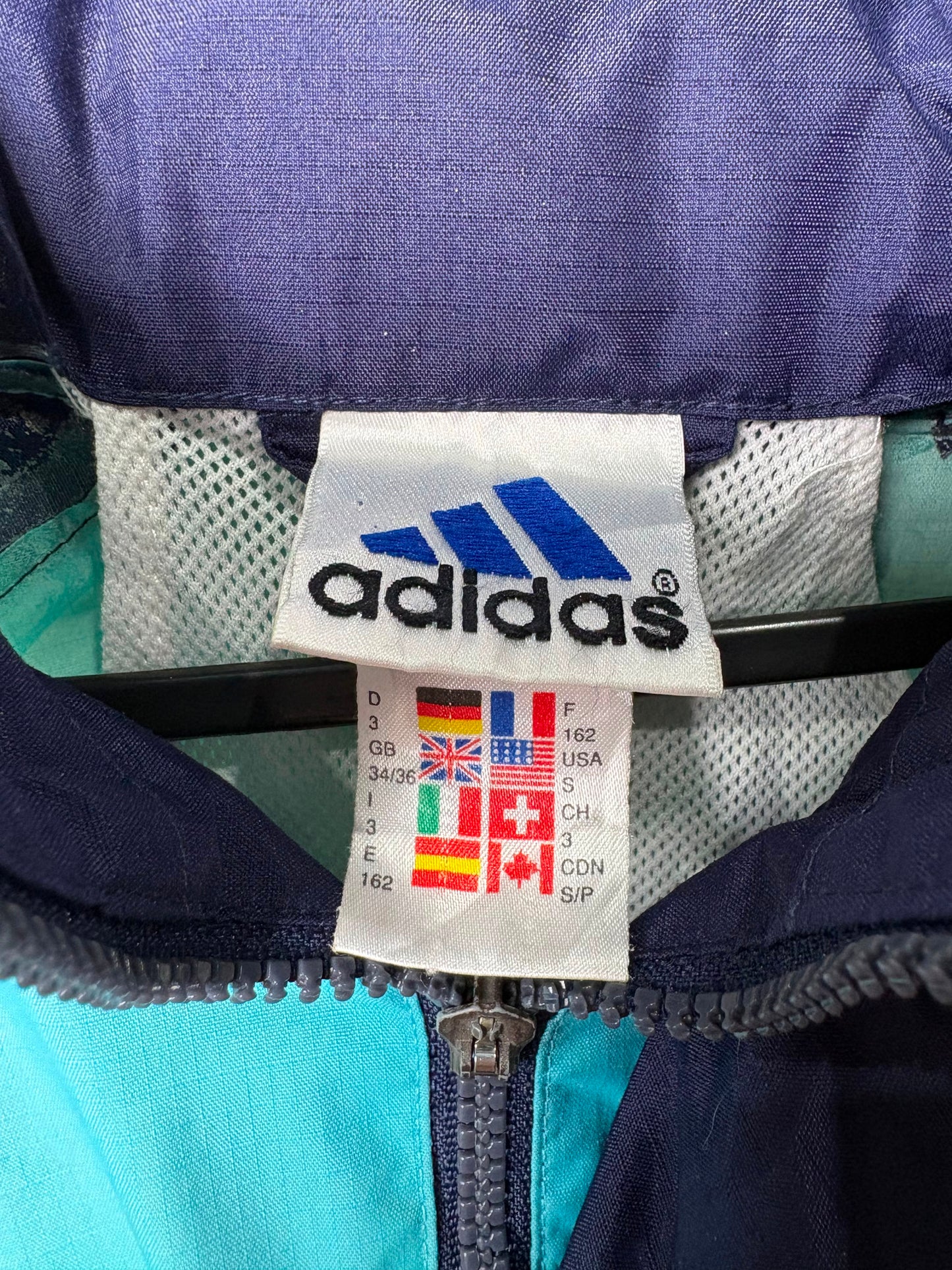 Original Olympique Marseille 1999/00 Hooded Rain Jacket - Size M