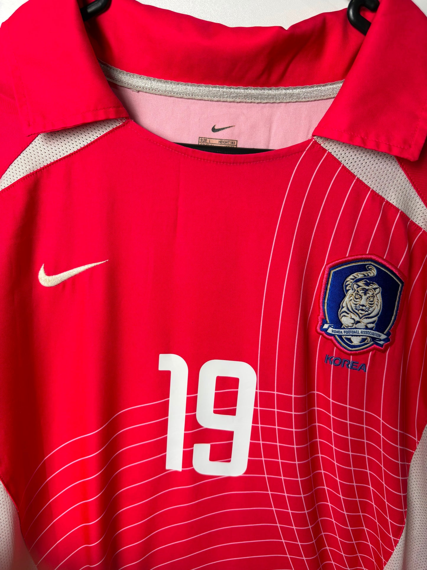 Original South Korea 2002 Home - Ahn Jung Hwan #19 Size L