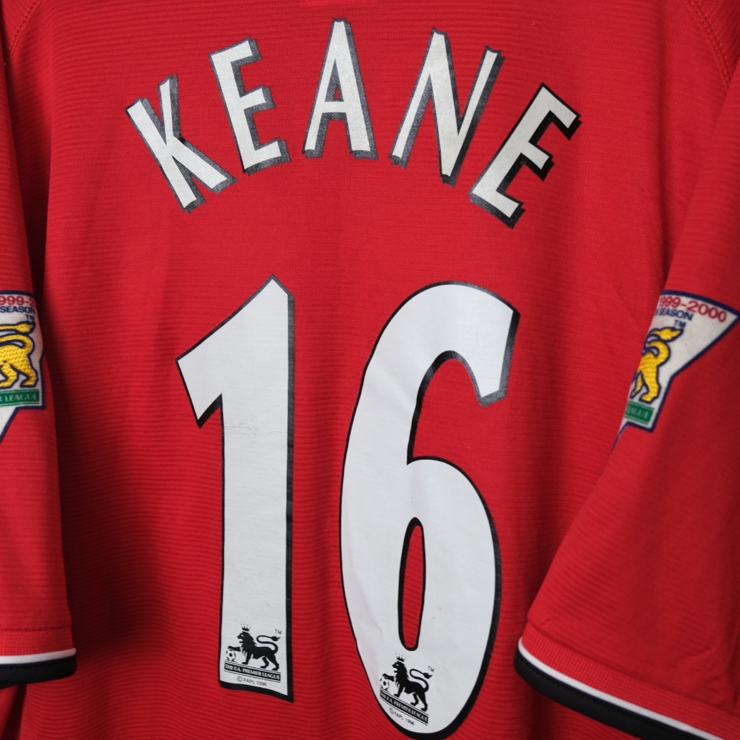 Original Manchester United 2000/02 Home - Keane #16 Size XL