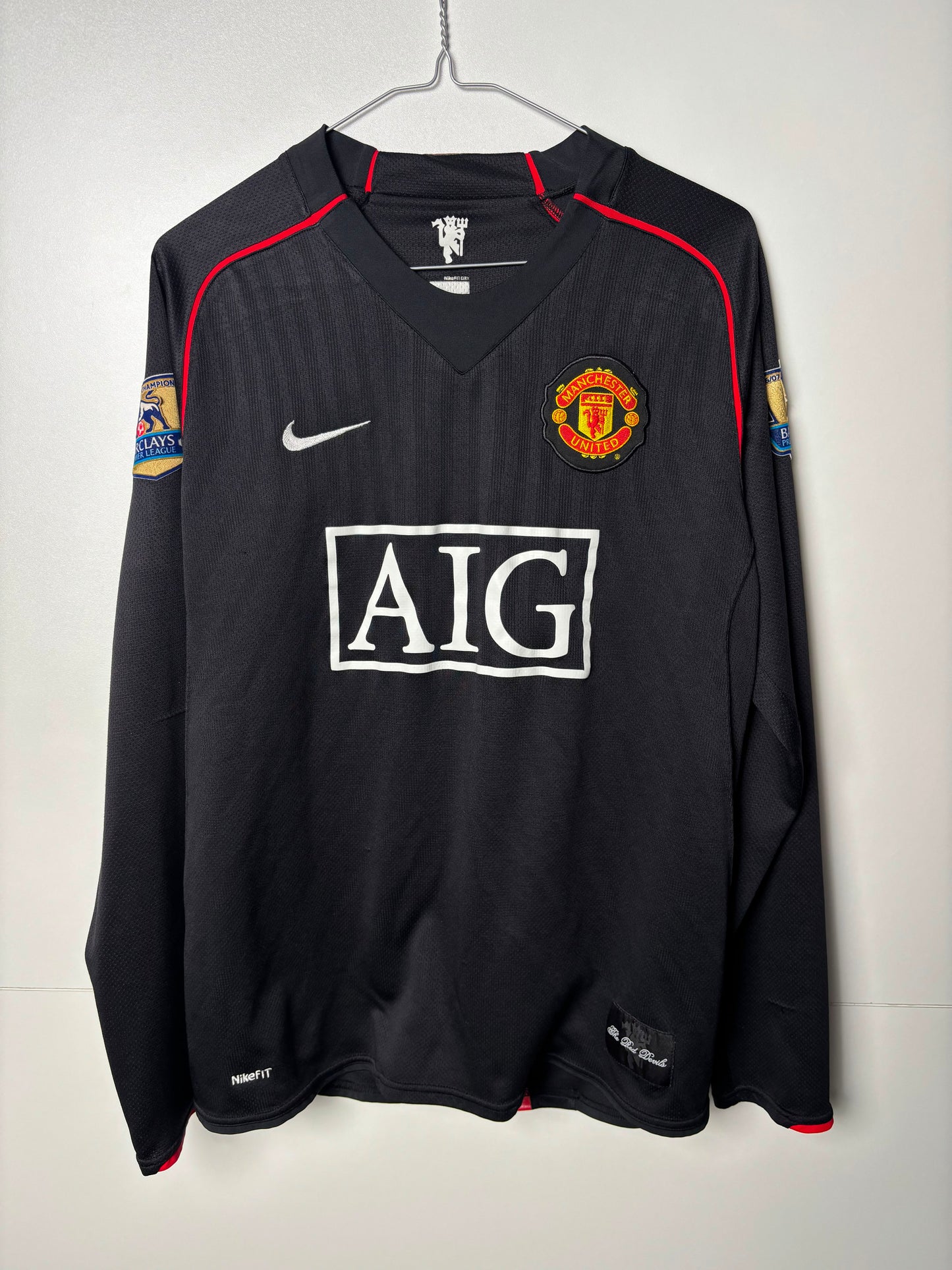 Original Manchester United 2007/08 Away - Giggs #11 Size M (Long Sleeve)