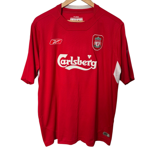 Original Liverpool 2004/06 Home - Morientes #19 Size XL