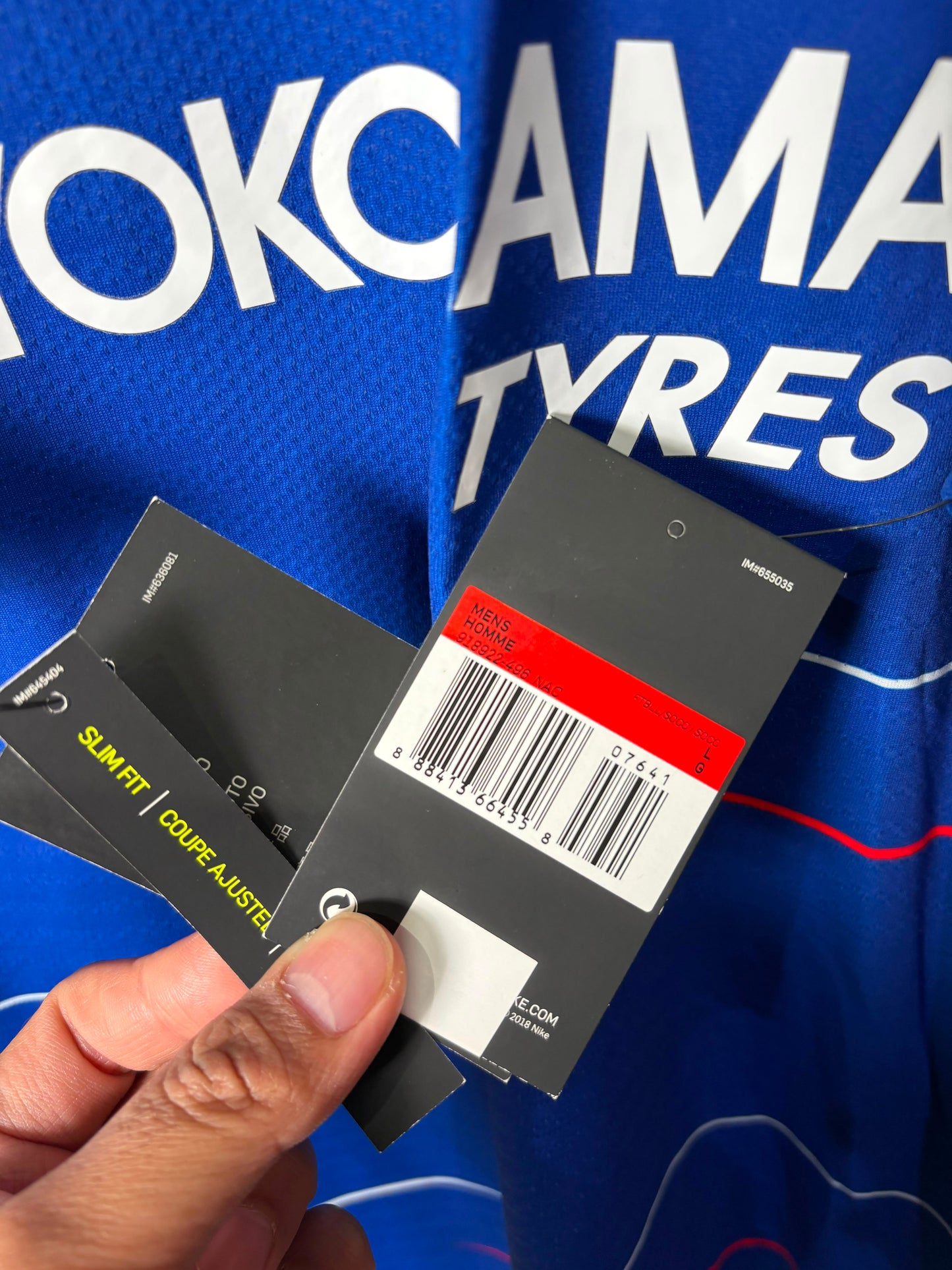Original Chelsea 2018/19 Home - Kante #7 Size L (Bnwt) (Player Issue)