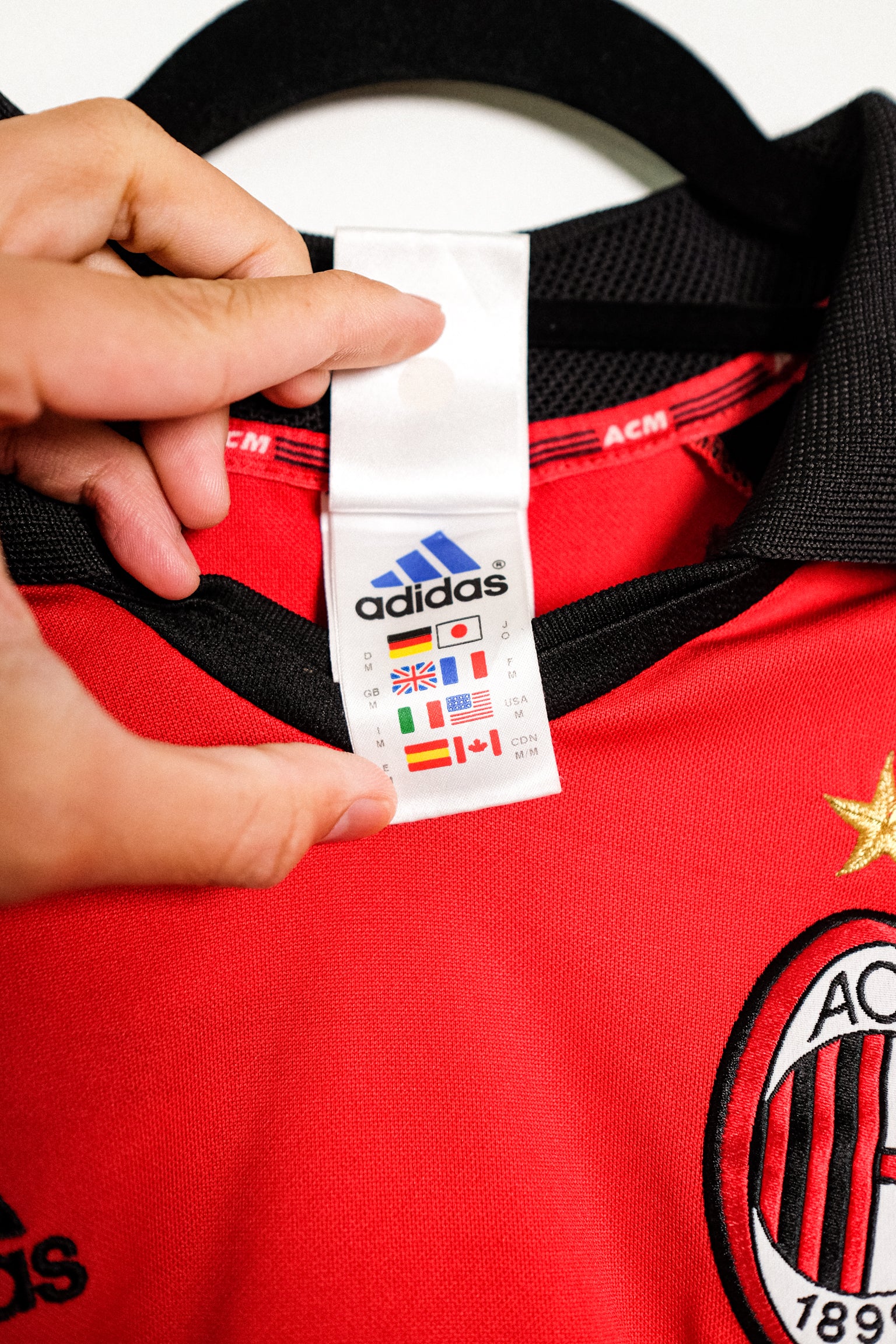 AC Milan Home Jersey Retro 1996/97 By Adidas